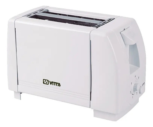Tostadoras Electricas 2 Panes Vitta 6 Niveles 800w - Blanca Blanco