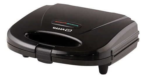 Sandwichera Negra Tostadora Antiadherente 700w Vitta Negro