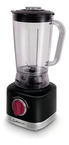 Licuadora Ultracomb Lc-2007 1.5 L 650w Jarra Plástico Color Negro