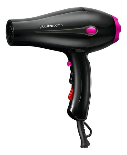 [2381] Ultracomb Sc4607 Secador De Cabello 2000w Tourmaline Ion Color Negro