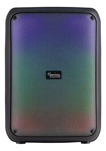 [4814] Parlante Kanji Harrison Indie Kj-indie Luces Led - Negro