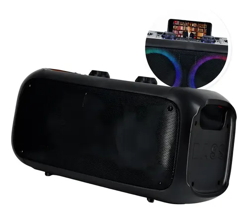Parlante Portátil Harrison Volt Kanji Kja760f 1500w Color Negro