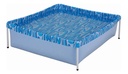 Pileta Estructural Rectangular Morcon Capacidad De 400 Lts Azul Olas