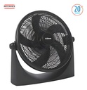 Turboventilador Reclinable Liliana Vtf20p Silencioso 3 Velocidades Negro 20''