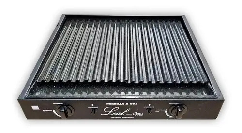 [100] Parrilla A Gas Con Grasero Leal Encendido Electrónico Válvulas