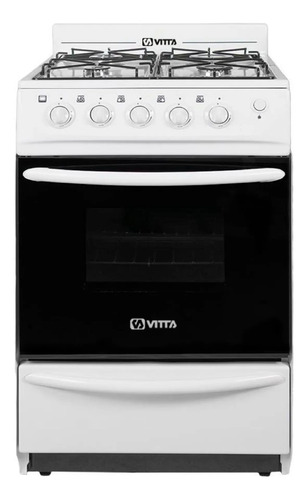 [4826] Cocina Vitta Bella Attuale 4 Hornallas - Multigas 52 Cm Plateado