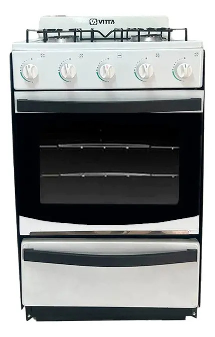 Cocina Vitta Con Parrilla - 4 Hornallas Gas Envasado
