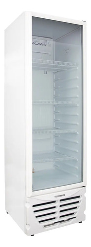 [5086] Heladera Exhibidora Telefunken 450l Vidrio Doble Tk-450 Color Blanco