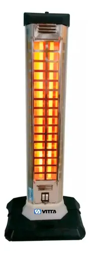 Estufa Vitta Cuarzo Vertical 600/1200w V-501 Plateado