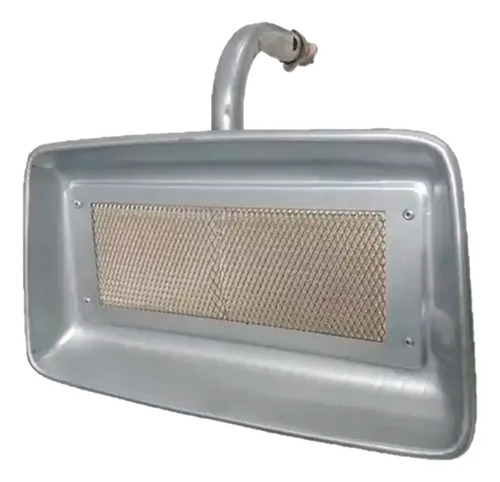 [3222] Estufa Pantalla 3000 Kcal P/garrafa - 10kg Galvanizada Plateado