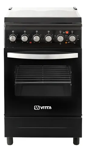 Cocina Eléctrica Vitta 50cm Negra/acero