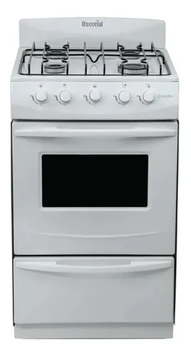 [1670] Cocina Escorial Candor S2 Color Blanco Gas Natural Blanco