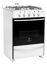 Cocina Gas Envasado Master 4 Hornallas 56cm Escorial Blanco Blanco