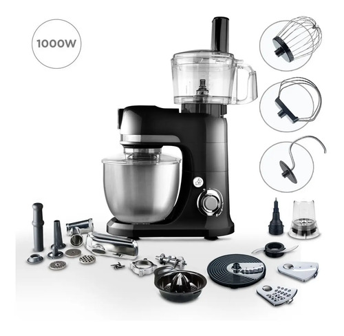 Batidora Planetaria Westinghouse Wh-pl1000la01 Multifunción Color Negro