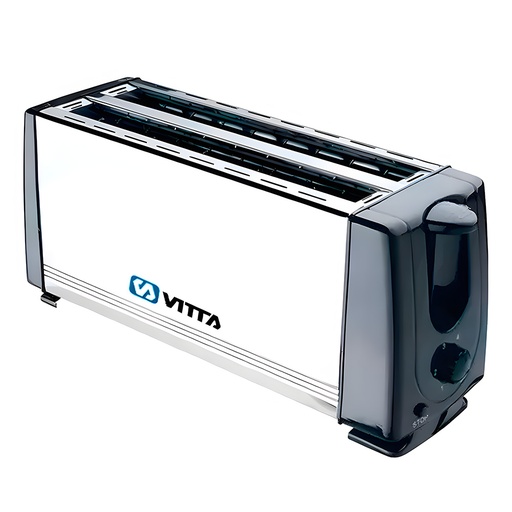 [4472] Tostadora Vitta 1400W 4 Panes 6 Niveles De Temperatura Metal