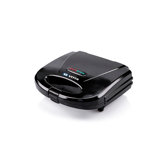 [3289] Sandwichera Negra Tostadora Antiadherente 700w - Vitta