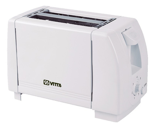 [4479] Tostadoras Electricas 2 Panes Vitta 6 Niveles 800w Blanca