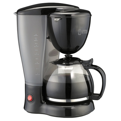 [4516] Cafetera De Filtro Vitta 800W 12 Tazas 1.2Lts SemiAuto Negro