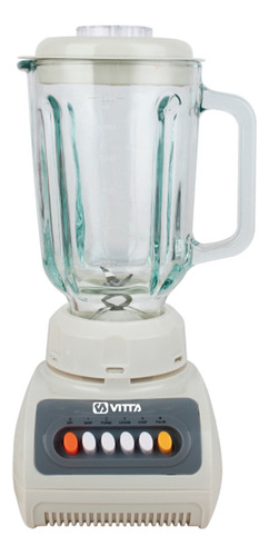 [2687] Licuadora Vitta 2 En 1 - Blanca Con Jarra De Vidrio 220v