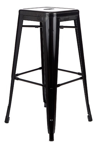 [3940] Banqueta Alta Tolix S/respaldo - Negra Kj577501.