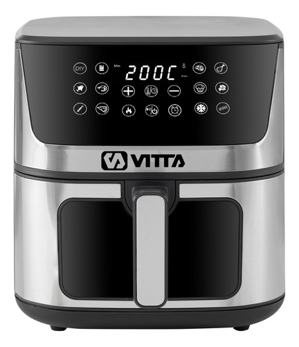 [5290] Freidora De Aire Vitta 8 Litros 1700W Digital 12 Funciones