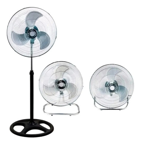 [2616] Ventilador Kanji 18" 90W 1.7M 3 En 1 3 Palas De Metal 3 Vel