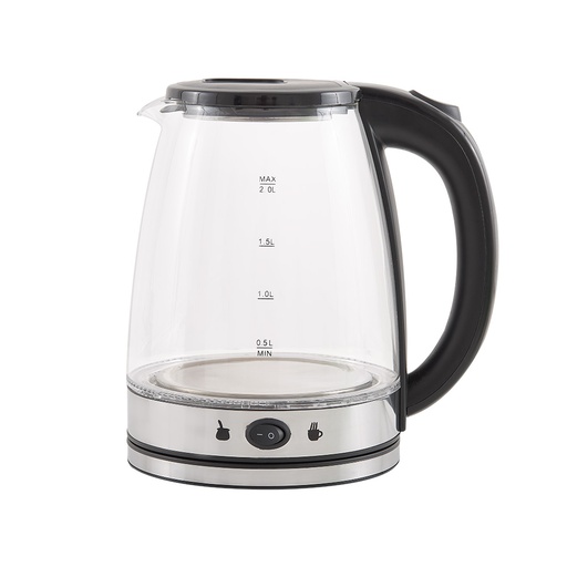 [5053] Pava Eléctrica Vitta Corte Mate Vidrio Aluminio 2Lts 1500W