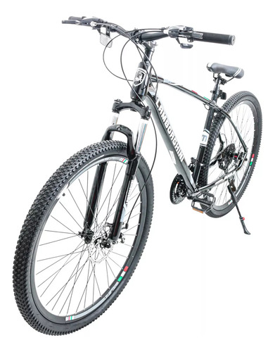 [3690] Bicicleta Mountain Bike R29 Lamborghini 21 C/shimano Gris/ne