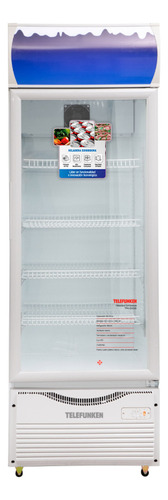 [5669] Heladera Exhibidora Vertical Telefunken Exhibidora Tfk-ex330 330 l 1 Puerta Blanca 63 Cm De Ancho 220v