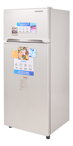 [5673] Heladera Con Freezer Telefunken Con Freezer Tfk-hd220 Silver