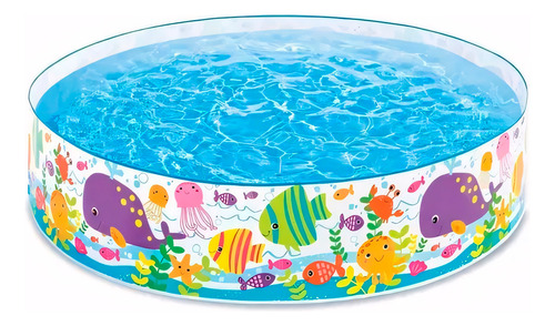 [5830] Pileta Rígida Para Niños Intex Juego De Océano 183 X 38 Cm.