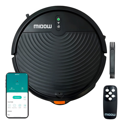 [6112] Aspiradora Robot Midow Wifi Smart Trapeador 3 Modos Limpieza