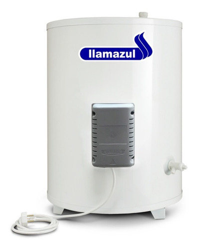 [5606] Termotanque Llamazul Eléctrico 90lts Blanco 220v