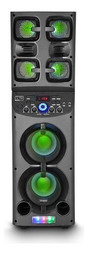 [4956] Parlante Portátil Bluetooth Sbl-6500bt Crown Mustang 8500w Color Negro