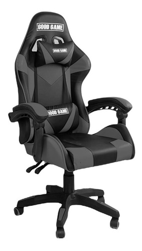 [5392] Silla De Escritorio Good Game Negro/gris Gamer Ergonómica