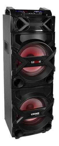 [3707] Parlante Crown Mustang Djs-1002bt Portátil Con Bluetooth