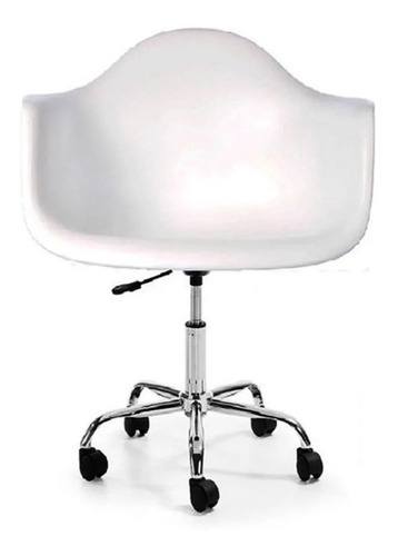 [3961] Sillon Silla Oficina Garden Life Eames -giratorio Con Ruedas