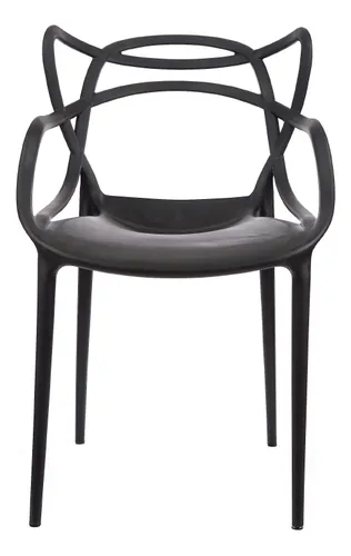 [3952] Silla De Comedor Allegra Allegra, Estructura Color Negro