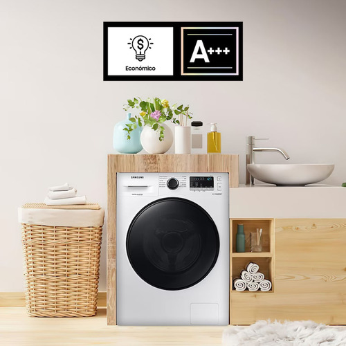 [4745] Lavarropas Automático Inverter Samsung Carga Frontal 9.5kg 1400rpm Blanco
