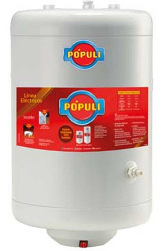[5206] Termotanque Eléctrico Ecotermo Pópuli Elec 53 Carga Superior
