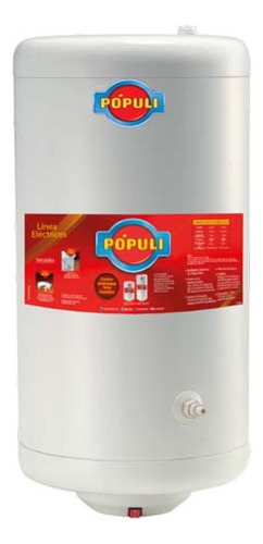 [5207] Termotanque Electrico 70l Carga Superior Ecotermo Populi.