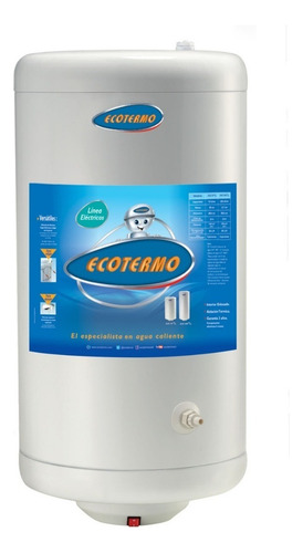 [5218] Termotanque Ecotermo 70 Lts Electrico C/superior Tec010s070