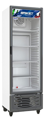 [364] Heladera Exhibidora Briket M4300 Tm Ls Hc A1 417 Lts Color Gris