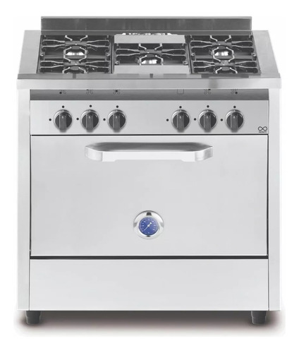 [4035] Cocina Industrial Usman 8555 5 Hornallas Puerta Ciega 85cm