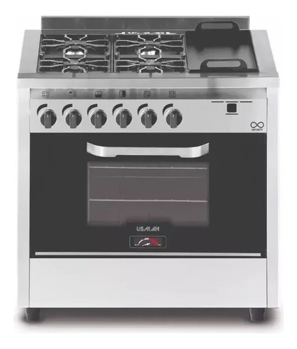 [4036] Cocina Industrial Usman Win 85 Cm Visor + Plancha Infinity