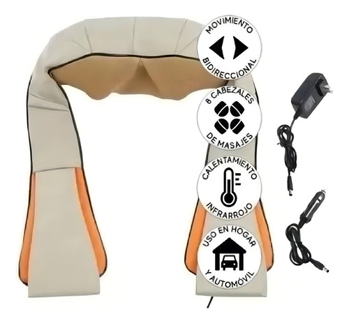 [2153] Masajeador Eléctrico Portátil Westinghouse Whmsg2200 Color Crema