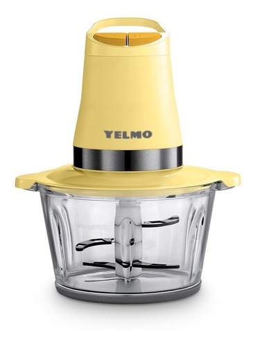 [2881] Picadora De Alimentos Yelmo Pc-5800 2 Velocidades 500w Color Amarillo