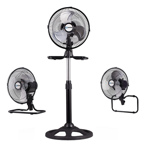 [4869] Ventilador Vitta 3En1 10" 65W 3 Velocidades 3 Palas Aluminio
