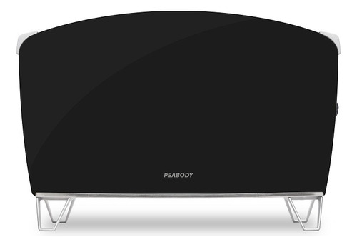 [3211] Vitroconvector Peabody Doble Vidrio 1500w Negro Pe-bvc15 P1