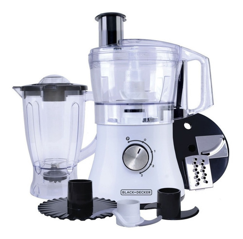 [2751] Multiprocesadora Black+decker 750w - Blanca 220v.